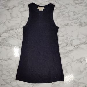 NWT MICHAEL Michael Kors Blue Knit Tank Size XXS